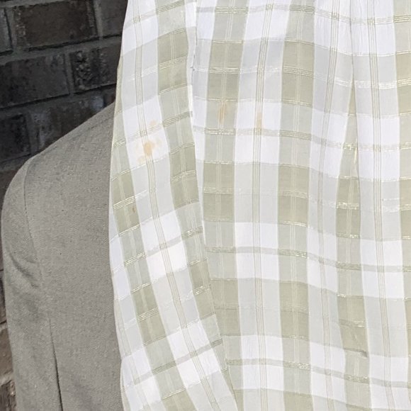 Celery Green Jacket (size 10) with celery plaid pants - Picture 4 of 4